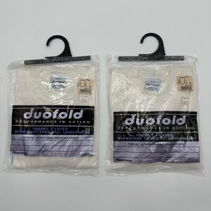 2 Vintage Duofold Youth’s‎ XS (4) 2 Layer Mid weight Thermal Underwear Shirt New